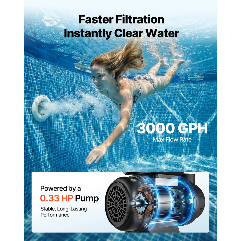 Above-Ground Pool Sand Filter Pump