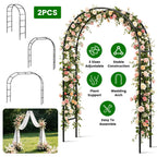 Adjustable Garden Arch for Climbing Plants and Events