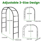 Adjustable Garden Arch for Climbing Plants and Events