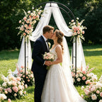 Adjustable Garden Arch for Climbing Plants and Events