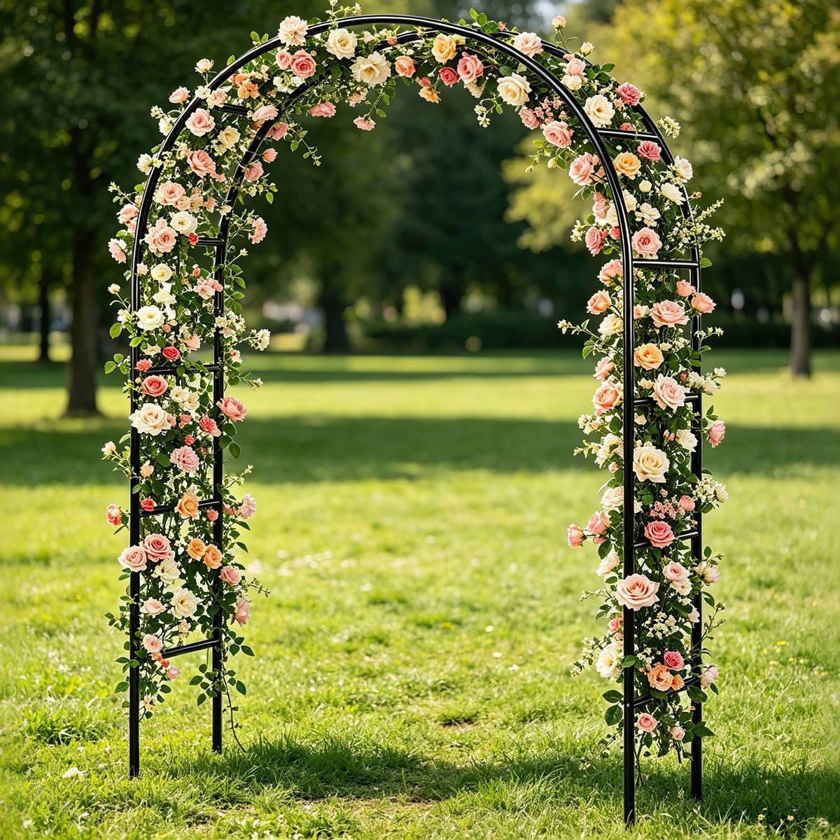 Adjustable Garden Arch for Climbing Plants and Events