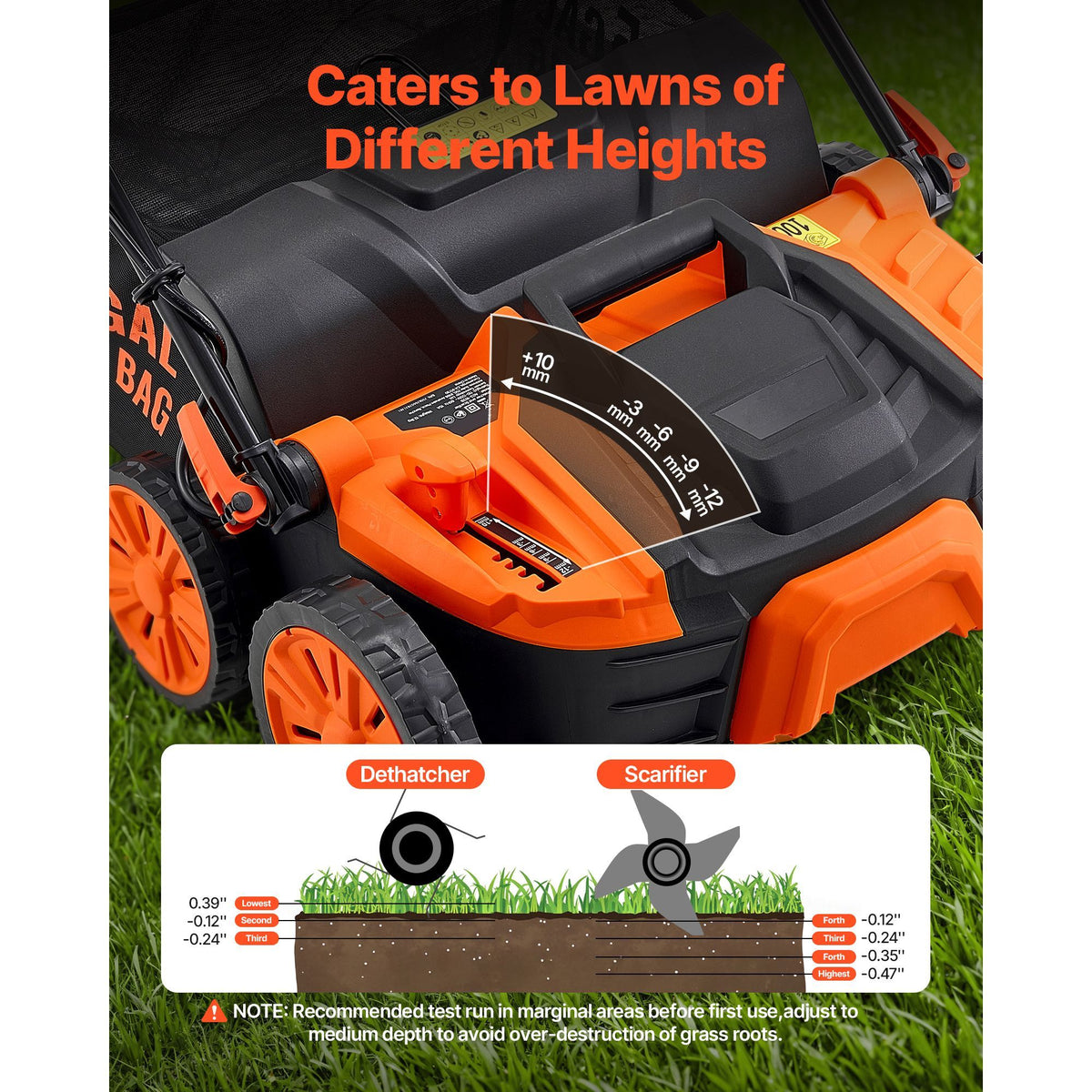 Two Lawn-Care Functions in One Walk-Behind Machine