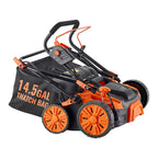 Two Lawn-Care Functions in One Walk-Behind Machine