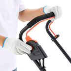 Two Lawn-Care Functions in One Walk-Behind Machine