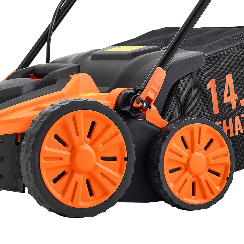 Two Lawn-Care Functions in One Walk-Behind Machine