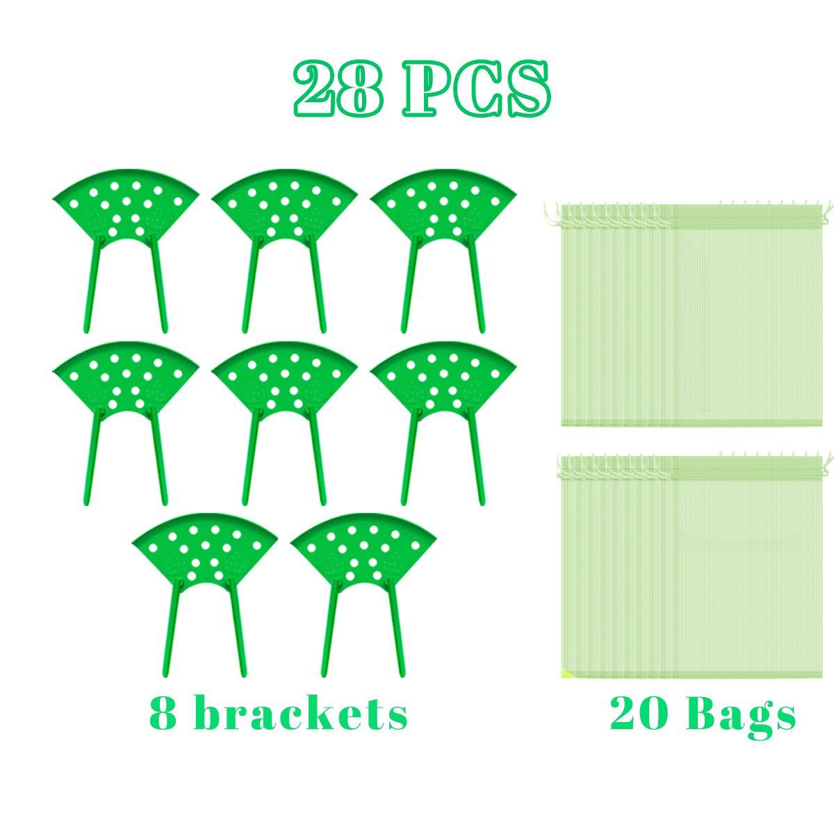 Strawberry Growing Support and Mesh Bag Kit