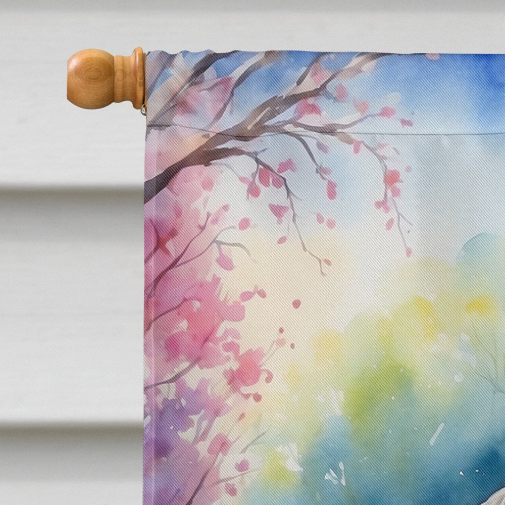 Catahoula Spring Path Decorative House Flag