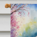 Catahoula Spring Path Decorative House Flag