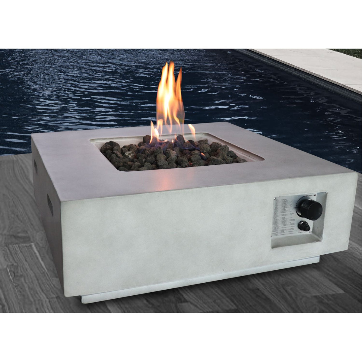 Contemporary Propane Fire Pit Table for Patio Gatherings