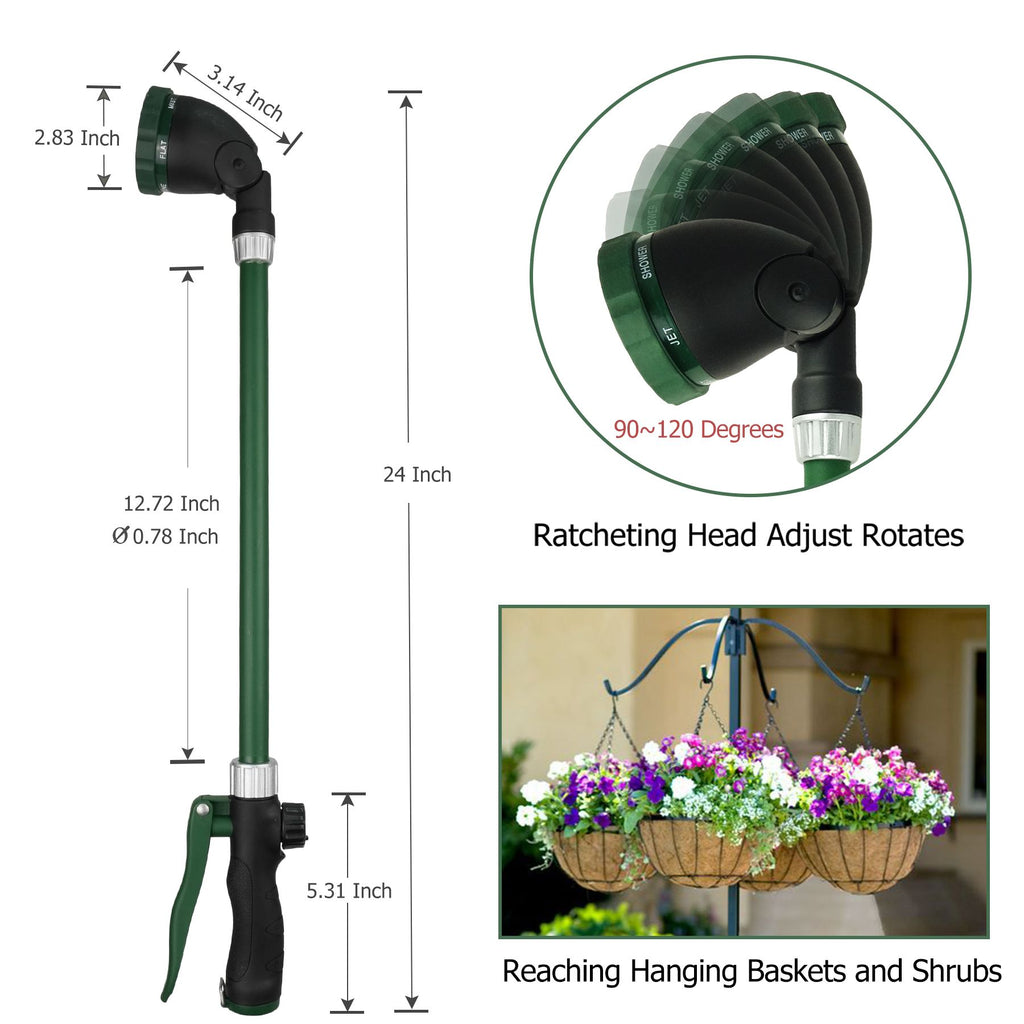 FLORIAX Adjustable-Head Watering Wand