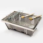 Foldable Charcoal Barbecue for Outdoor Gatherings