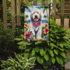 Komondor Luau Double-Sided Garden Flag