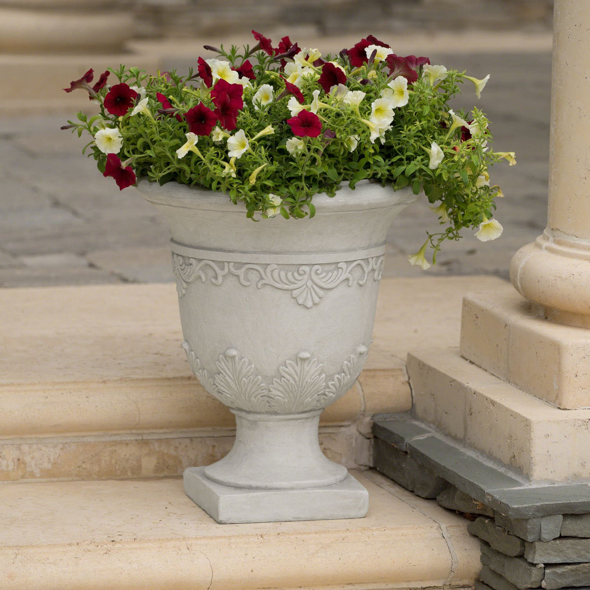 Classic Moroccan Urn Planter for Indoor or Outdoor Use