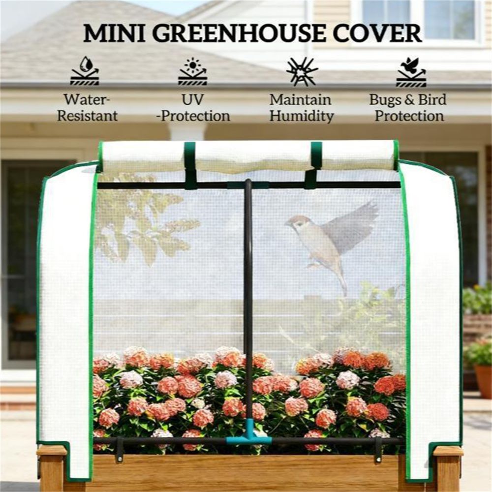 Covered Raised Garden Bed with Adjustable Airflow