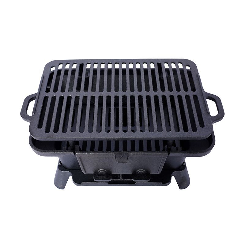 Portable Outdoor BBQ Grill with Removable Grate