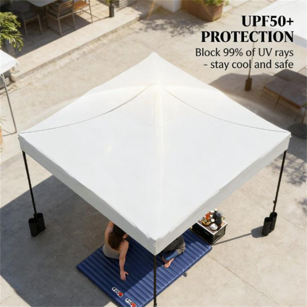 Peak-Pole Replacement Canopy Top with Weight Bags