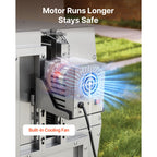 Outdoor Charcoal Rotisserie Grill with Electric Spit